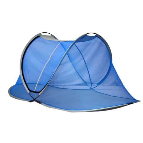 Polyester Foldable Portable Lightweight Single Bed Machardani Mosquito Net with Base (Random Color Depend on Availability) (Size : LxWxH : 6.5X 4 X 4 Feet) - Image 11