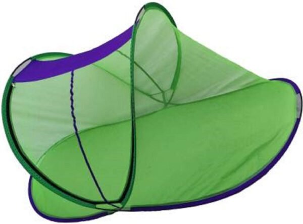 Polyester Foldable Portable Lightweight Single Bed Machardani Mosquito Net with Base (Random Color Depend on Availability) (Size : LxWxH : 6.5X 4 X 4 Feet) - Image 10