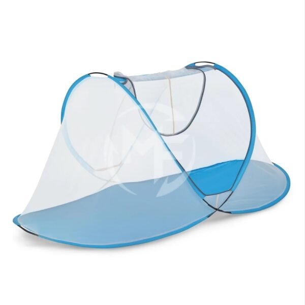 Polyester Foldable Portable Lightweight Single Bed Machardani Mosquito Net with Base (Random Color Depend on Availability) (Size : LxWxH : 6.5X 4 X 4 Feet) - Image 9