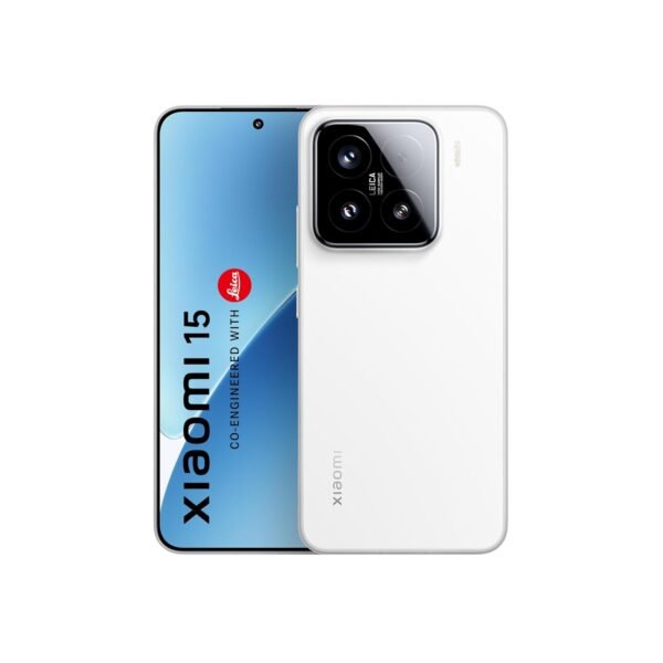 Xiaomi 15 (White, 12GB/512GB)| 50 MP Leica Triple Camera | SD 8 Elite | 1.5K CrystalRes Dynamic 1-120 Hz AMOLED | Hyper AI
