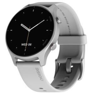 Noise Twist Round dial Smart Watch with Bluetooth Calling, 1.38" TFT Display, up-to 7 Days Battery, 100+ Watch Faces, IP68, Heart Rate Monitor, Sleep Tracking (Silver Grey)