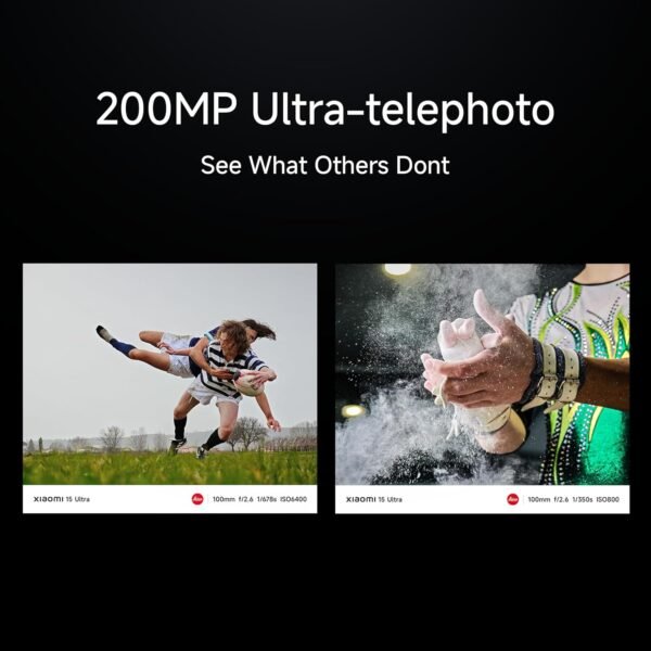 Xiaomi 15 Ultra (Silver Chrome, 16GB/512GB)| 200 MP Leica-Quad Camera | SD 8 Elite | WQHD+ Quad Curve AMOLED | Hyper AI - Image 5