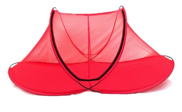 Polyester Foldable Portable Lightweight Single Bed Machardani Mosquito Net with Base (Random Color Depend on Availability) (Size : LxWxH : 6.5X 4 X 4 Feet) - Image 8