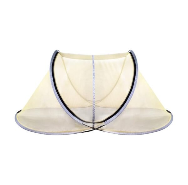 Polyester Foldable Portable Lightweight Single Bed Machardani Mosquito Net with Base (Random Color Depend on Availability) (Size : LxWxH : 6.5X 4 X 4 Feet) - Image 7