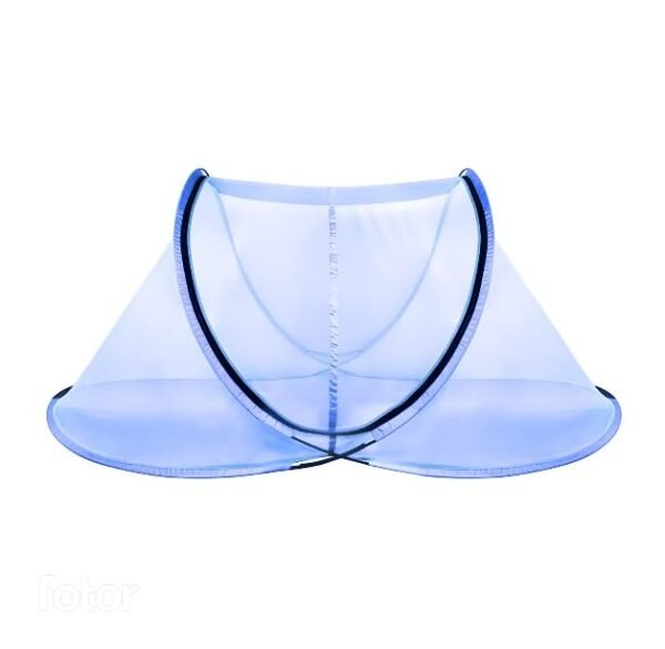Polyester Foldable Portable Lightweight Single Bed Machardani Mosquito Net with Base (Random Color Depend on Availability) (Size : LxWxH : 6.5X 4 X 4 Feet) - Image 4